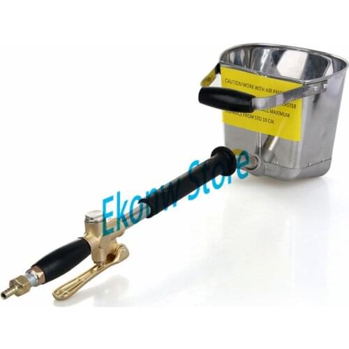 Cement Spray Gun Multifunctional Pneumatic Cement Spraying Machine Wall Mortar Gun Cement Mortar Sprayer Plaster Hopper Gun
