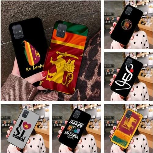 Sri Lanka flag Phone Case For Samsung Galaxy A52 A21S A02S A12 A31 A81 A10 A30 A40 A50 A70 A80 A71 A51 5G