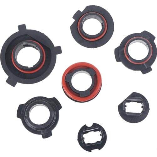 2pcs LED Headlight Bulb Base Adapter Socket Holder HB4/HB3/H11/H7/H4/H3/H1 for Car Halogen Headlamps