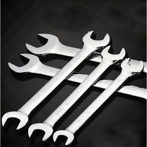 Specular Open End Wrench Double End High-carbon steel Wrench Machine Repair Auto Repair Wrench Hardware Tools