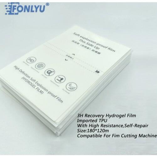 FONLYU 50pcs Hydrogel Film For Smartphone Stickers Skin Film Back Cover For Hydrogel Plotter Hydrolic Film Cutting Machine