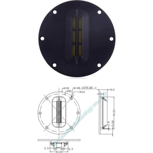 Hifi 4 inch Tweeter Speaker Unit 8 OHM 30W Treble Loudspeaker AL-100 Super belt type high loudspeaker free