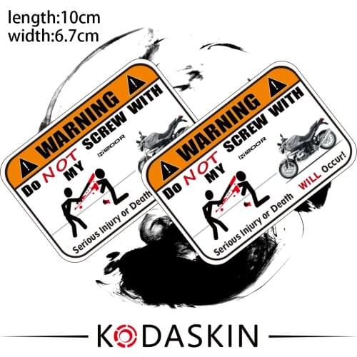 KODASKIN Freeshipping Emblem 2D Decals Motorcycle Vinyl Sticker Graphic Warning moto logo for BMW R1200R