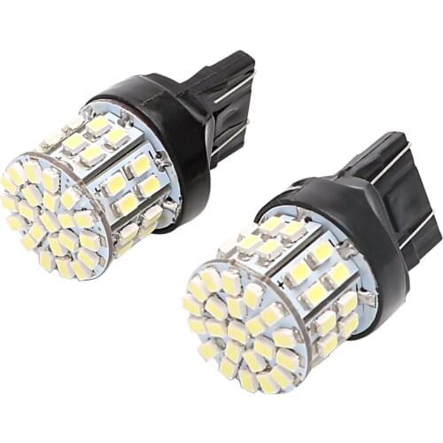 LEEPEE 1 Pair T20 7443 Backup Reserve Lights Car LED Brake Light Stop Rear Bulb W21/5W Auto Turn Signal Lamp 50SMD