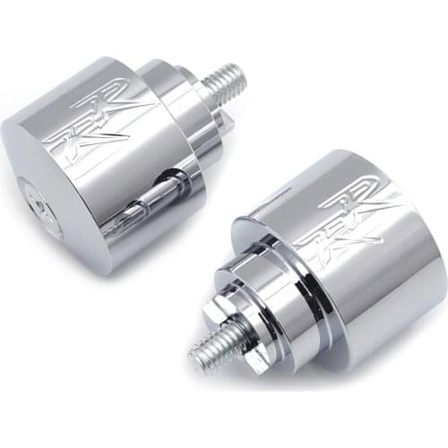 Aftermarket free shipping motor parts Hand Bar Ends For Honda CBR 250 600 900 929 954RR 1100 RR CBR1100XX RC51 CHROMED