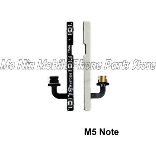 New Power on/off & volume up/down buttons flex cable Replacement for Meizu M5 Note phone