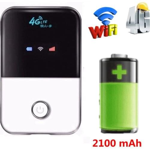Portable 3G 4G Router LTE 4G Wireless Router Mobile Wifi Hotspot SIM Card Slot for Mobile Phone