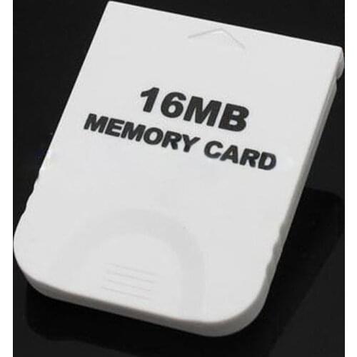 Practical White Memory Card For Nintendo Wii Gamecube GC Game 16MB 16M Game System Console