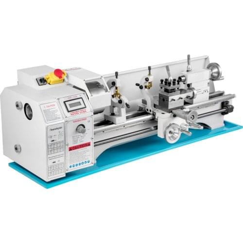 Precision Metal Mini Lathe 1100W For Counter Face Turning Driling Variable Speed Design Large Swing Range