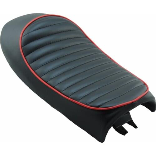 Retro Seat Cafe Racer Flat Cushion CHOPPER FOR KAWASAKI KZ YAMAHA SR 400 500 CB125 CB200 CB500 CB750 CG125 CG 125 Tracker GN125