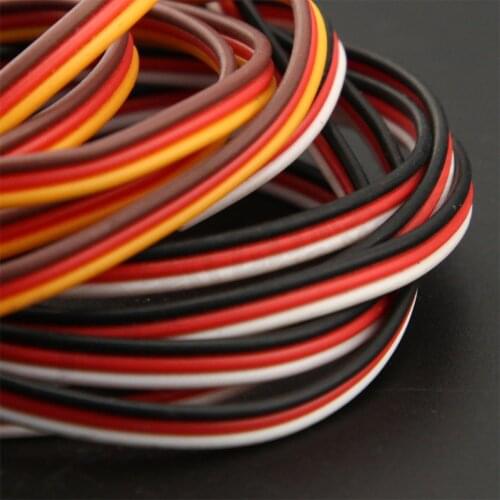 Servo extension cable 5M 26AWG wire extended wiring 30 cores cord lead for RC helicopter drone cars diy accessories