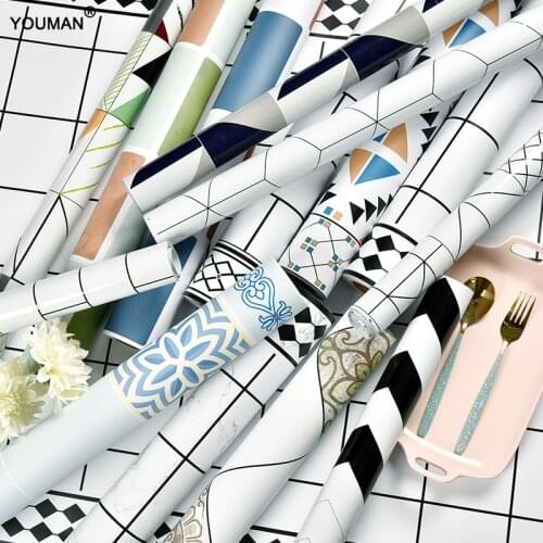 3M modern furniture decoration stickers kitchen cabinet wardrobe decoration wall stickers bathroom table PVC marble stickers