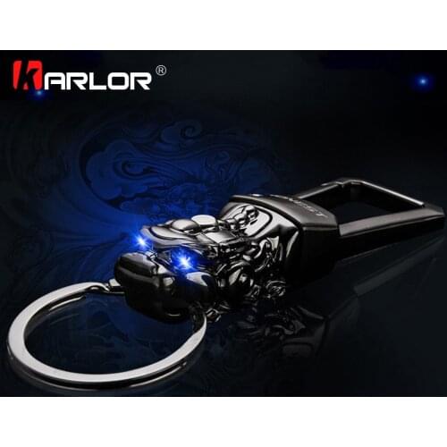 LED Light Chinese Brave Troops Model Car Keychain Key Ring Holder Key chain Automobiles Car Styling Car Accessories Fashion Gift