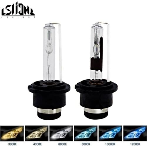 LSlight D2 D2S Xenon HID Bulbs D2R 35W 55W Car Xenon Headlight Head lamp Auto Light Replacement 4300K 5000K 6000K 8000K 10000K