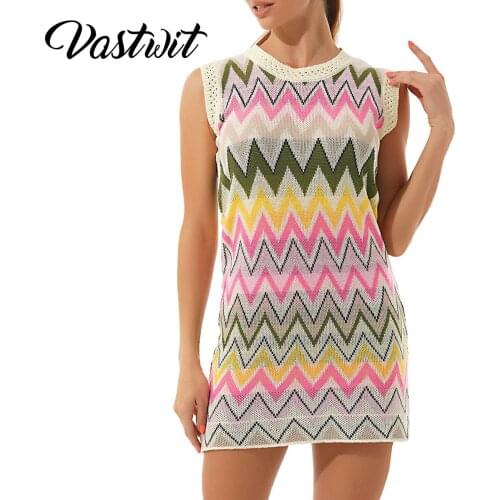 Модные вязаные платья Vastwit China At AliExpress