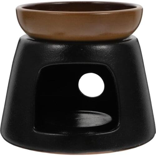 1Pc Tea Warmer Ceramic Candle Stand Teapot Heater Base Tea Stove Candle Holder Pottery Fan Warm Tea Base Coarse Set Warmer