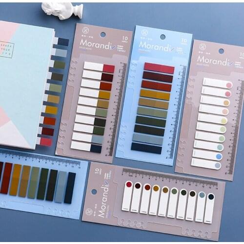 200 Sheets Colorful Index Sticker Sticky Notes Memo Pad Label Note markers Bookmarks Notepad School Office Stationery Supplies