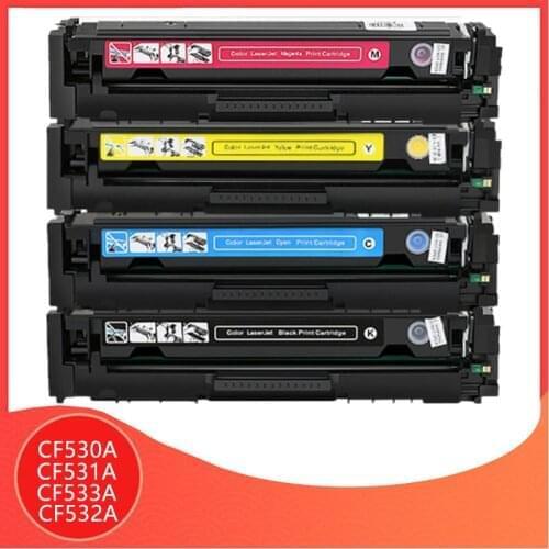 CF530A CF531A CF532A CF533A 205A Color Toner Cartridge with chip For hp Color LaserJet Pro 154 M154nw M180nw M180n printer