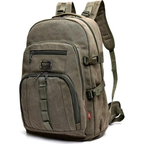 Leisure Canvas Travel Backpack 2020 High Quality Large Capacity Men Outdoor Mountaineering Bag Male Backpack Luggage School Bag