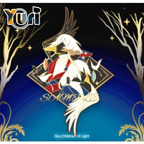 Limit Game Sky: Children of Light Mushroom Metal Badge Brooch Pins Clothes Decorate Cosplay Rare Cos Props Gift C