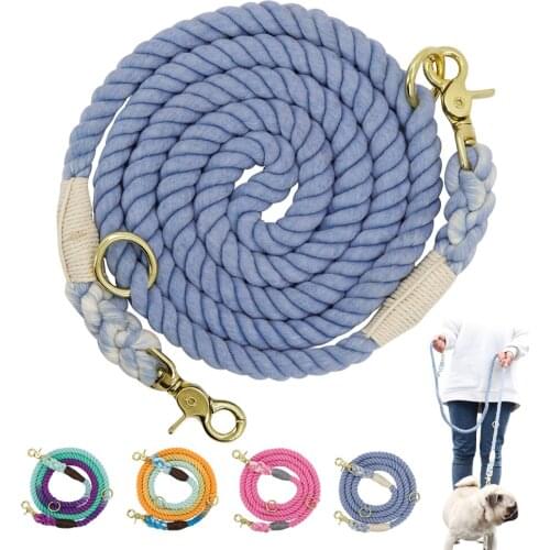 Multifunctional Nylon Dog Leash Pet Dog Leash Walking Training Lead Cats Dogs Leashes Strap Long Dog Belt Rope 6ft Durable