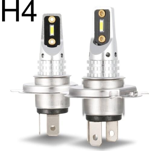 Fog Light H4 Headlight Lamps LED Bulb 6500K 2pcs/set High Power 2pcs H4 V8 Car Bulbs