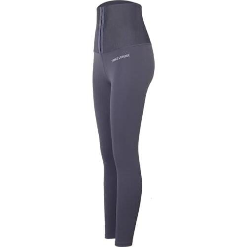 HEXIN High Waist Sport Leggings Thigh Slimmer Girdle Panties with Hook Gym Fitness Slimming Control Panties Waist Trainer fajas