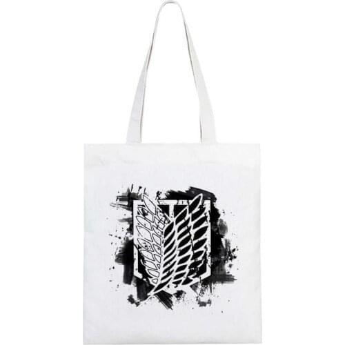 Attack on Titan shopping bag bolsa shopper shopper canvas bolso jute bag bag string reciclaje bolsas reutilizables sac tissu