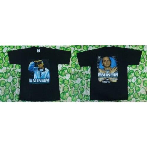 VINTAGE EMINEM SLIM SHADY ANGER TOUR XZIBIT LUDACRIS X-ECUTIONERS ROACH T SHIRT 2020 New 100% Cotton T-Shirts Men