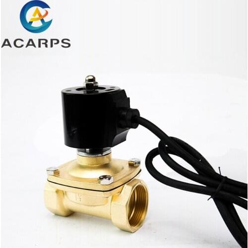 1-1/2" Brass Underwater Solenoid Valve Fountain Solenoid Valve Water Valve 220V 110V 24V 12V