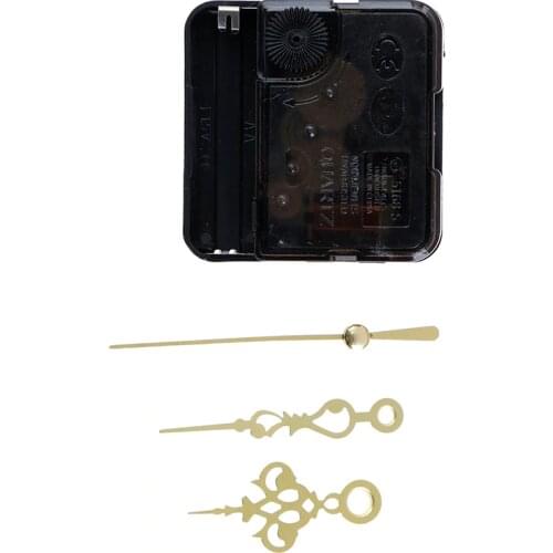 1 Set Simple Repair DIY Gold Hands Quartz Wall Clock Movement Mechanism Replacement Parts Kit Black Basement