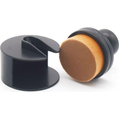 1pcs Plastic Portable Makeup Brush Push-pull Style Blush Foundation Powder Makeup Brush face Liquid Cosmetic Makeup Tools