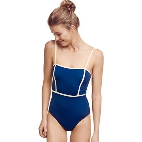 2021 New Fashion Ladies Solid Color Sexy Backless One-piece Swimsuit BIKINI Swimwear XL