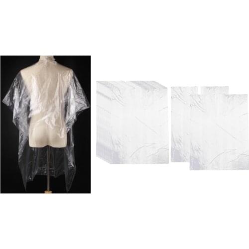 50pcs Disposable Neck Shawl Cape Salon Hairdressing Hair Color Tool Great for Barber Salon Use or Home Use 92 x 130 cm