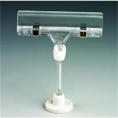 50 pcs POP clip card price sign tag display stand labe holder magnetic label holder shelf mounting price talker office memo clip