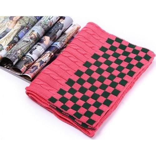 8 Colors Warm Winter Scarf Scarves Knitted Women Fashion Cotton Thread Cashmere Scarves Scarf Fashion Accessories