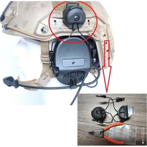The ARC OPS core helmet rail adapter for MSA SORDIN helmet is suitable for tactical noise reduction shooting SORDIN headset