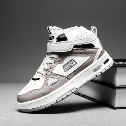 High Top Kids Basketball Shoes Wearable Non-slip Casual Children Sports Shoes Classic Retro Basketball Sneakers for Boys Basket