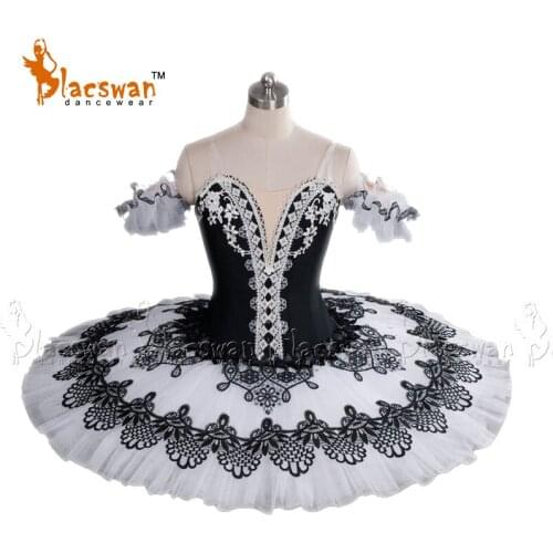 White and Black Professional ballet tutu BT623 Classical Tutu Costume Girls YAGP Competition Pancake Swan Lake Ballet Tutus