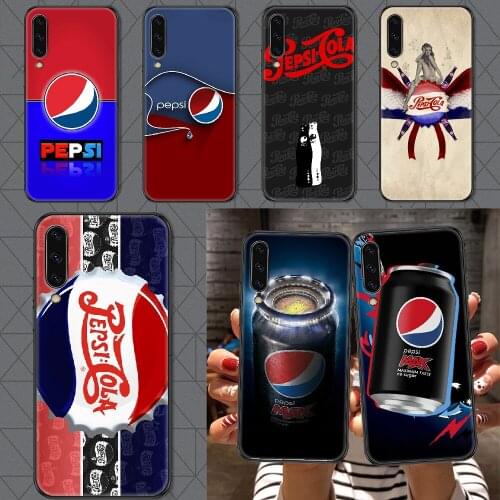Cola Pepsies Phone case For Samsung Galaxy A 3 5 7 8 10 20 21 30 40 50 51 70 71 E S 2016 2018 4G black 3D Etui fashion