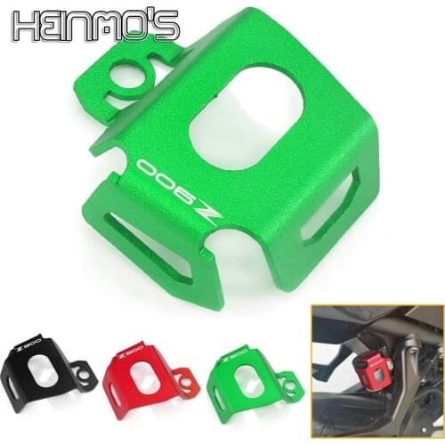 For Kawasaki Z900 Z650 Z400 2018 2019 Motorcycle Rear Brake Fluid Reservoir Guard Protector Oil Cup Cover Z-900 Z 900 650 400