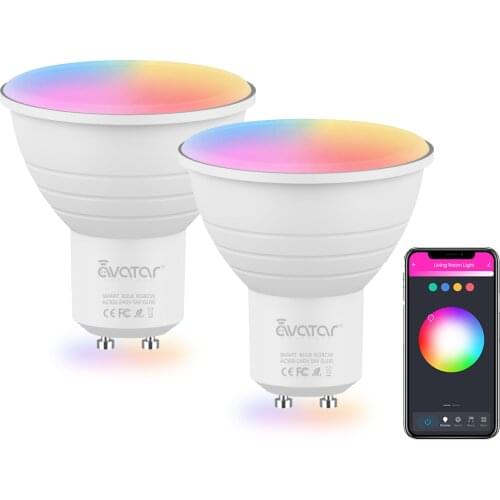 GU10 5W Smart wifi bulb RGBCW Support Alexa Google Home Voice Control Smart Home Smart Life