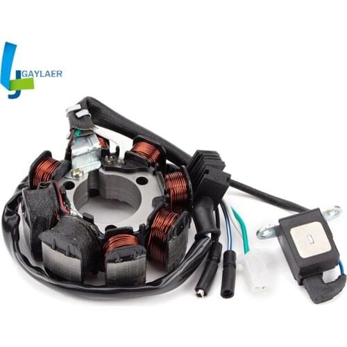 Motorcycle Generator Stator Coil for Honda TRX250 FourTrax 250 X 1987-1988/1991-1992 31120-HC0-014