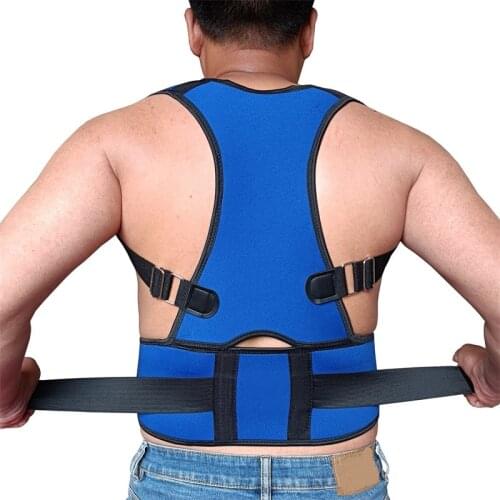 Adjustable Back Shoulder Posture Corrector Belt Clavicle Spine Support Home Office Sport Lower Waist Upper Back Neck Brace