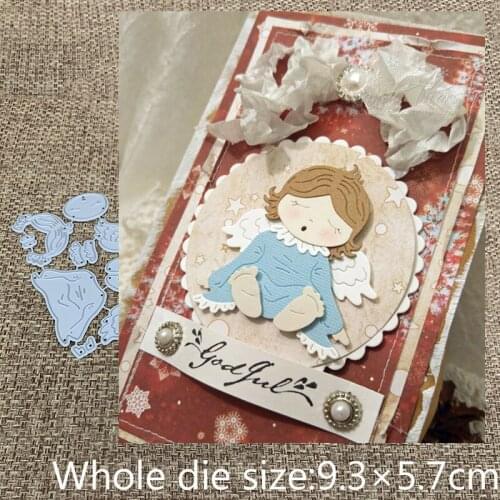 XLDesign Craft Metal Cutting Dies cut die cute Sleeping angel child Scrapbooking Album Paper Card Craft Embossing Die Cuts