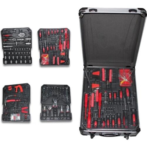 LISM 217 pcs lever tool hardware toolCommercial hardware hand tools kit Wrench Screwdriver Knife hammer