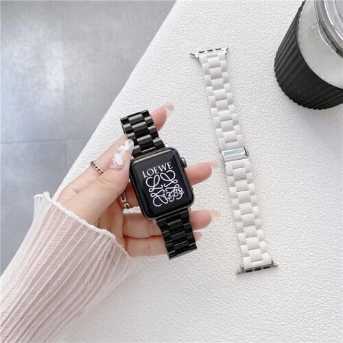 Fashion PC Sport Band for Apple Watch Series 6 5 4 3 2 1 SE Wrist Strap iwatch 38mm/40mm/42mm/44mm