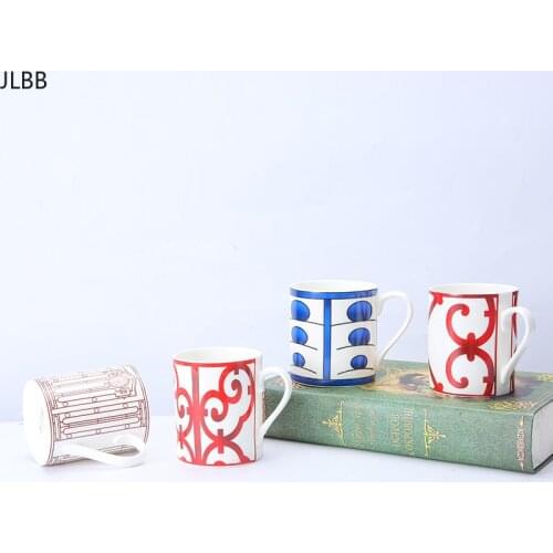 Luxury Porcelain Mugs For Coffee or Tea Drink Milk Water Cup Kitchen Office Drinkware Home Dining Table Decor Housewarming Gifts