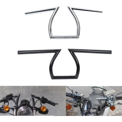 1" Drag Handlebar Z Bars For Harley Honda Yamaha Kawasaki BSA Sportster XL 1200 883 Custom Chopper Bobber Rebel 250 Shadow 750