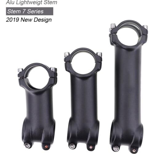 Bike Stem MTB Mountain Ultralight no logo nologo AL7050 7 17 Degrees Road Bicycle Bike Stem 31.8 60 70 80mm 90 100 110 120 130mm
